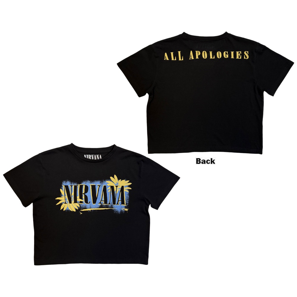 Nirvana - All Apologies Crop top - Black